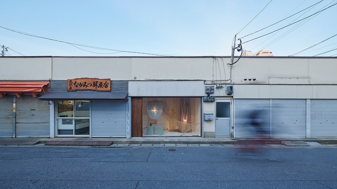 fabricscape showwindow in fukuoka