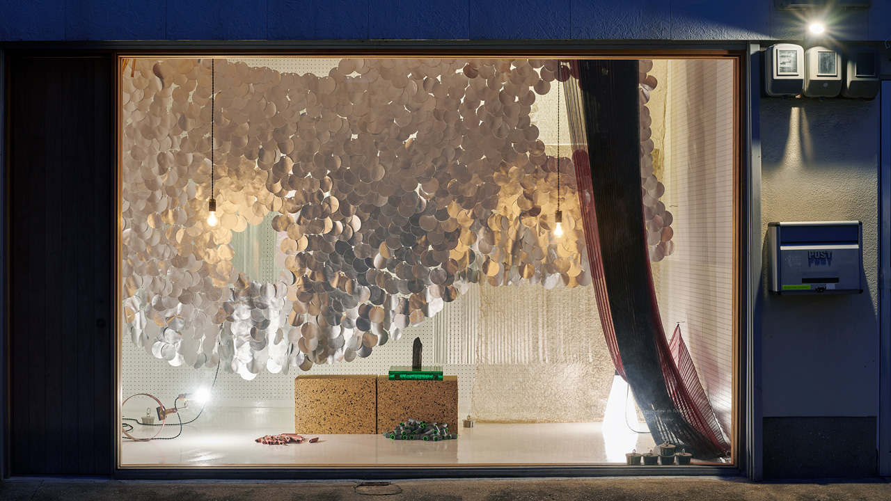 fabricscape showwindow in fukuoka