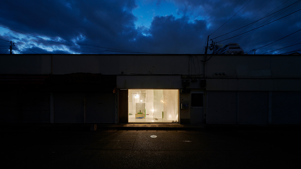 fabricscape showwindow in fukuoka