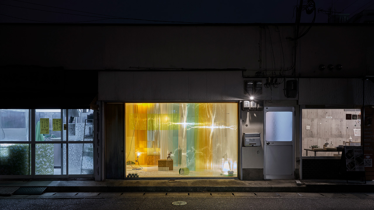 fabricscape showwindow in fukuoka