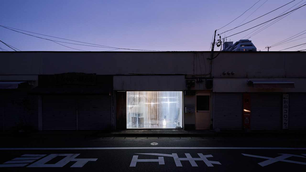 fabricscape showwindow in fukuoka